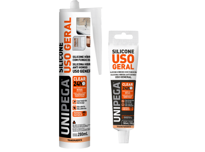 Silicone Híbrido Uso Clear 24h Unipega