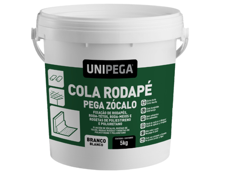 Cola para rodapé 5kg Unipega